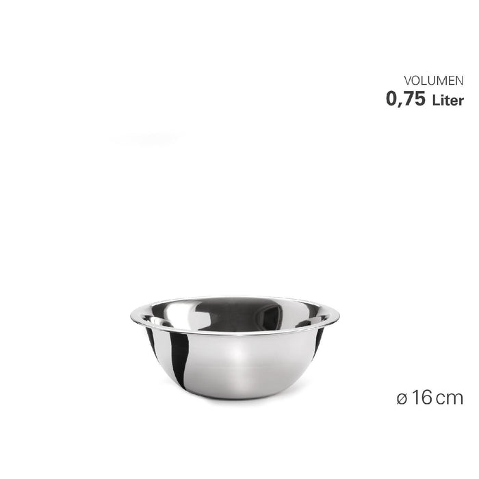 Weis Schüssel "Gastro" aus Edelstahl Ø 16 cm