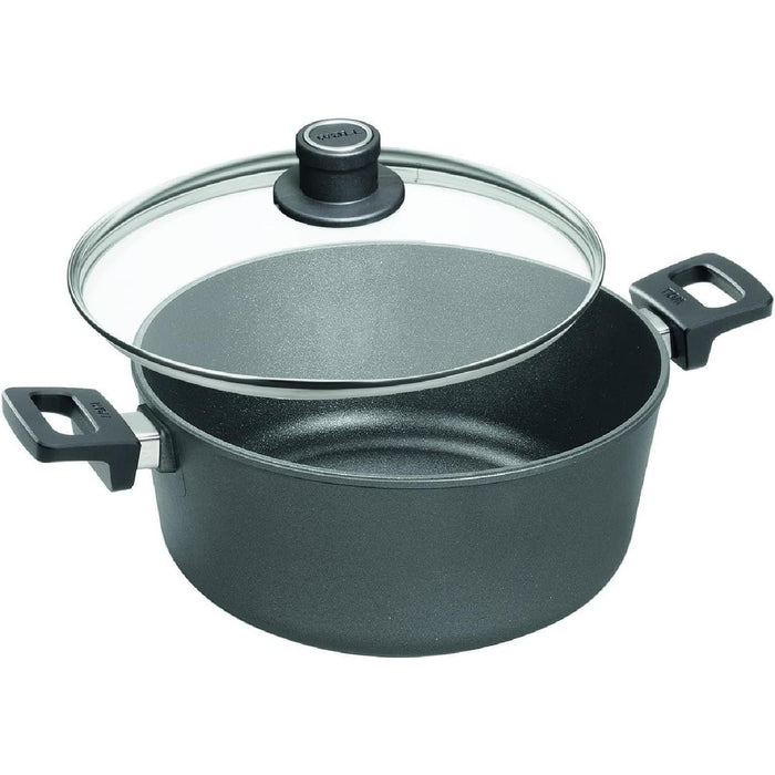 Woll, Nowo Titanium Induction Set, Gusstopf, SG Ø 24 cm, 12 cm hoch, 4,5 Liter mit Deckel in Box
