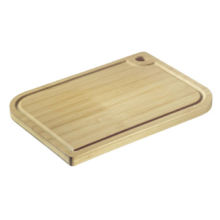Westmark Schneidebrett Bambus  hochwertige Schneideunterlage mit Saftrille, Küchenbrett aus Holz zum einfachen Schneiden von Lebensmitteln  Bambus, 40 x 29 cm