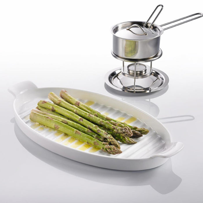 Spargel- und Servierplatte
