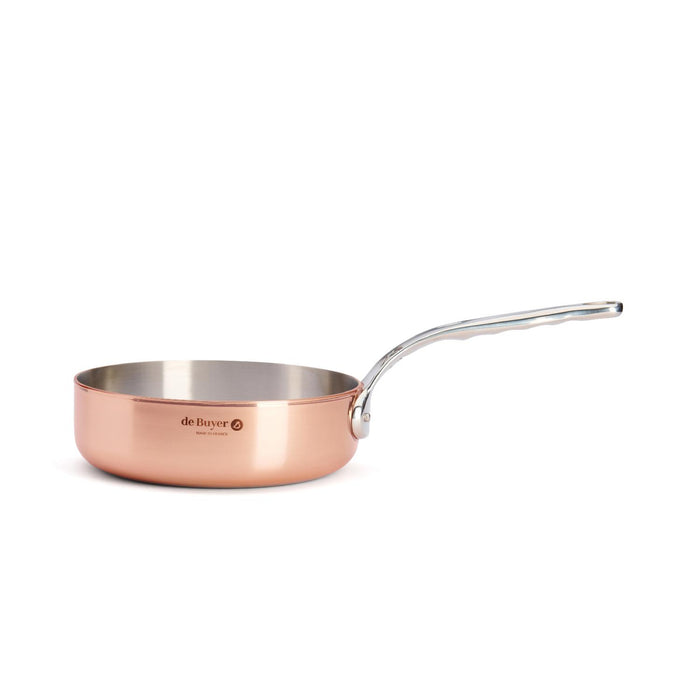De Buyer GERADE SAUTEUSE/SCHMORPFANNE, INOCUIVRE, Ø20CM
