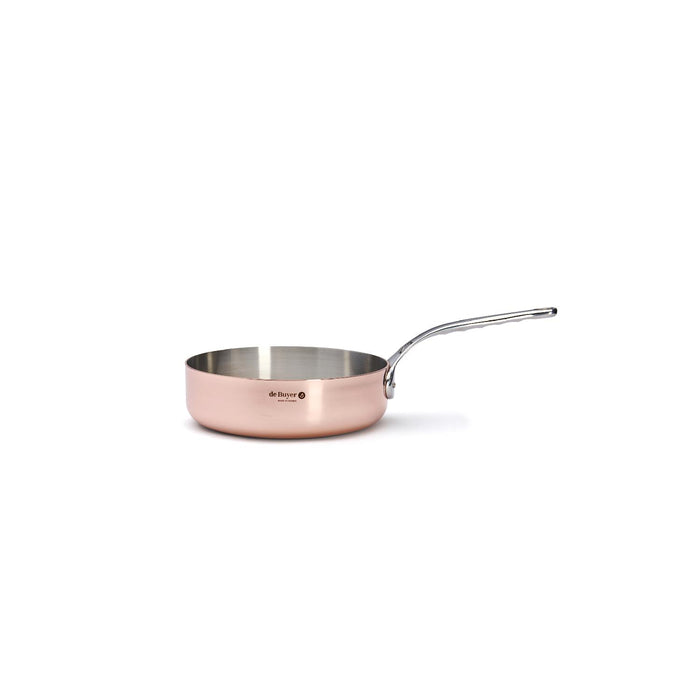 De Buyer GERADE SAUTEUSE/SCHMORPFANNE, INOCUIVRE, Ø24CM