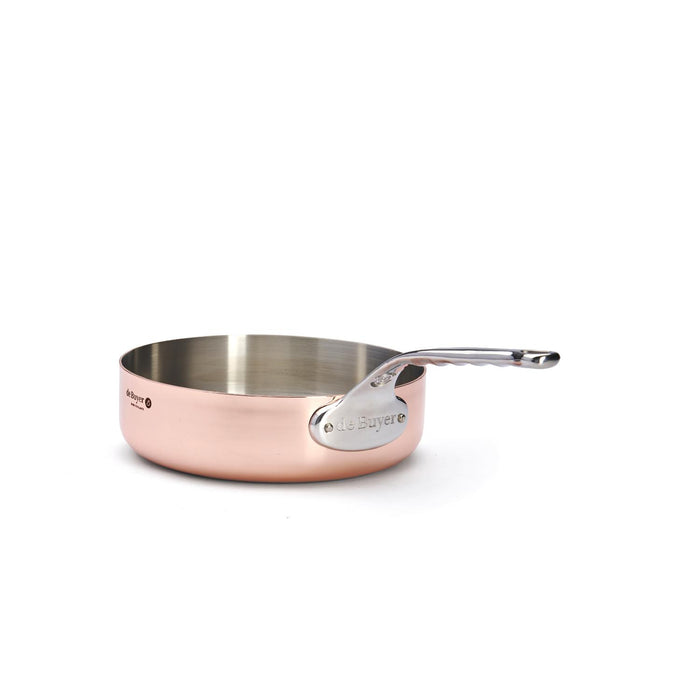 De Buyer GERADE SAUTEUSE/SCHMORPFANNE, INOCUIVRE, Ø24CM
