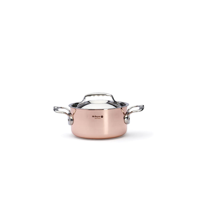 De Buyer KOCHTOPF MIT DECKEL PRIMA MATERA Ø 16CM