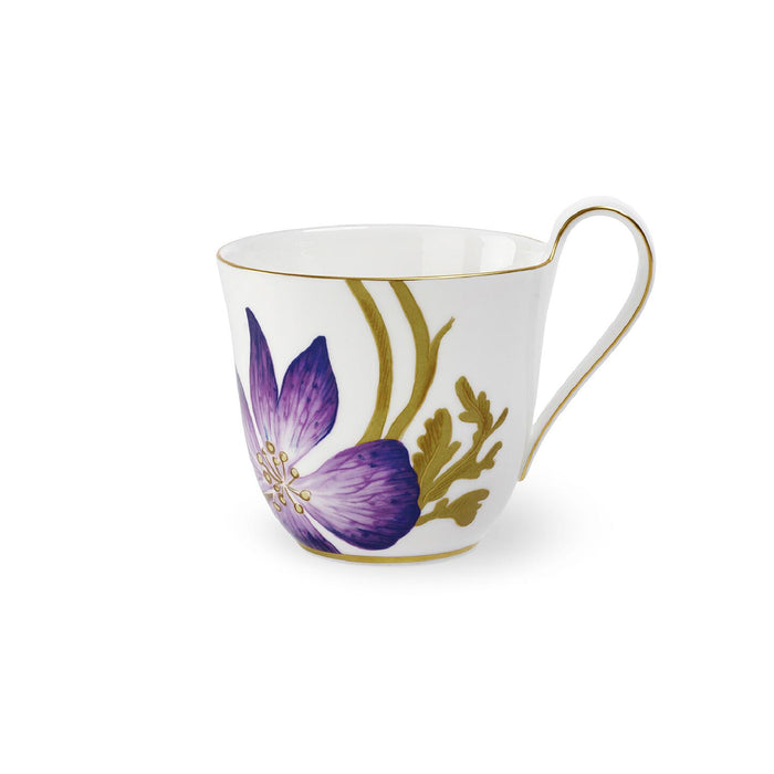 Royal Copenhagen Tasse  mit hohem Henkel - Stiefmütterchen - 33 cl