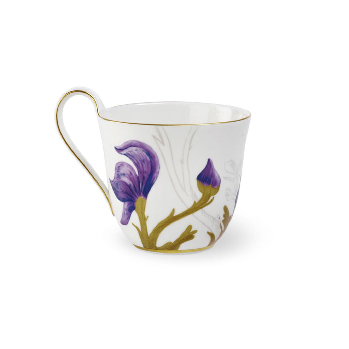 Royal Copenhagen Tasse  mit hohem Henkel - Stiefmütterchen - 33 cl