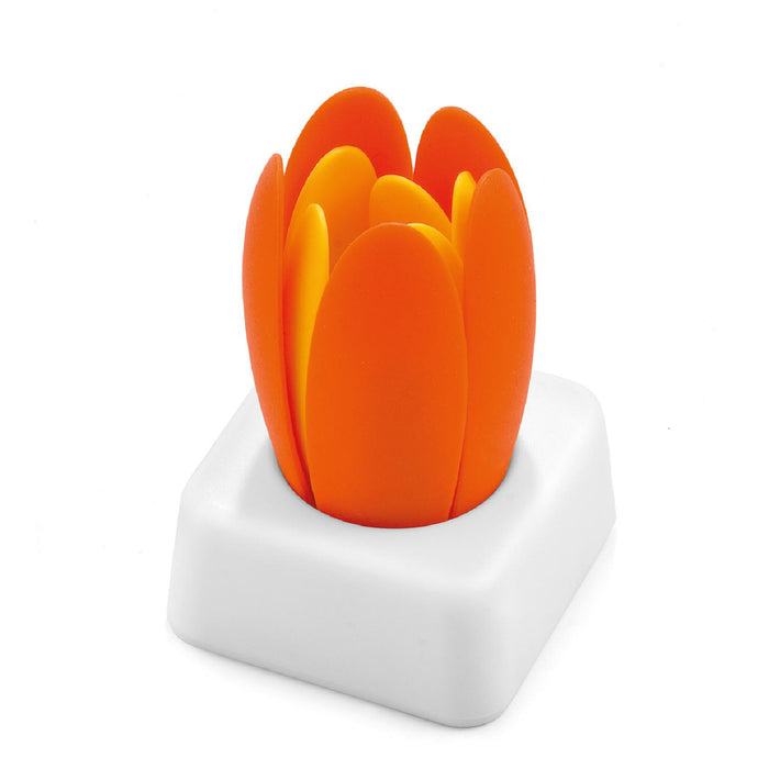 Weis Untersetzer Tulpe Silikon orange/gelb
