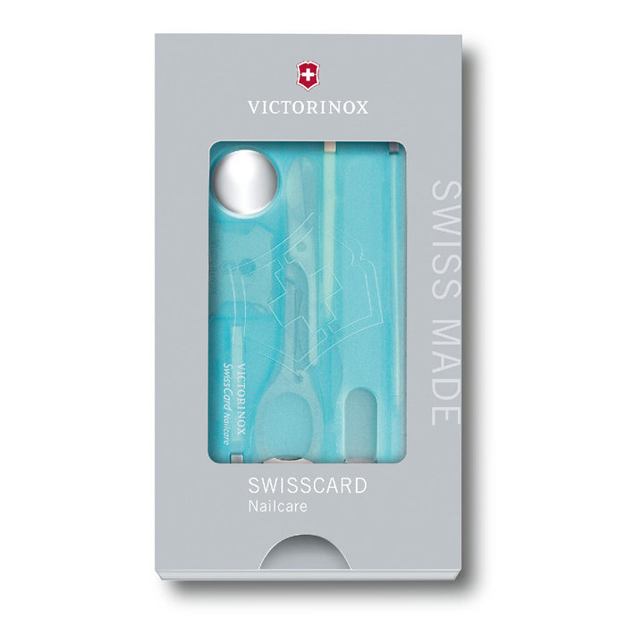 Victorinox Swiss Card Nailcare, Eisblau transluzent