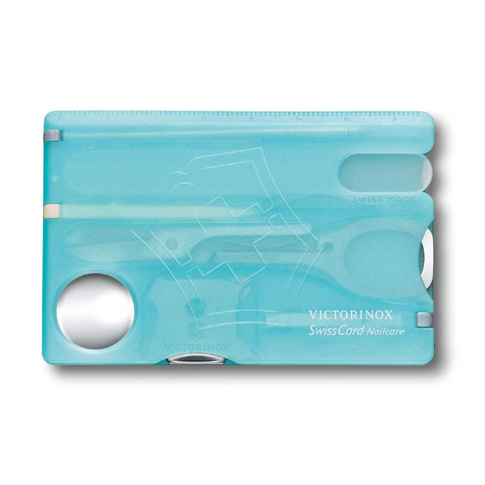 Victorinox Swiss Card Nailcare, Eisblau transluzent