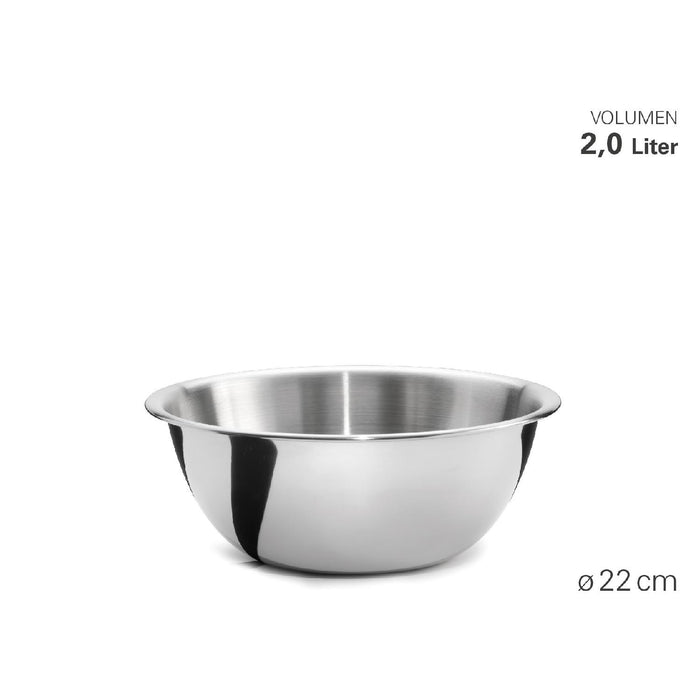 Weis Schüssel "Classic" aus Edelstahl Ø 22 cm