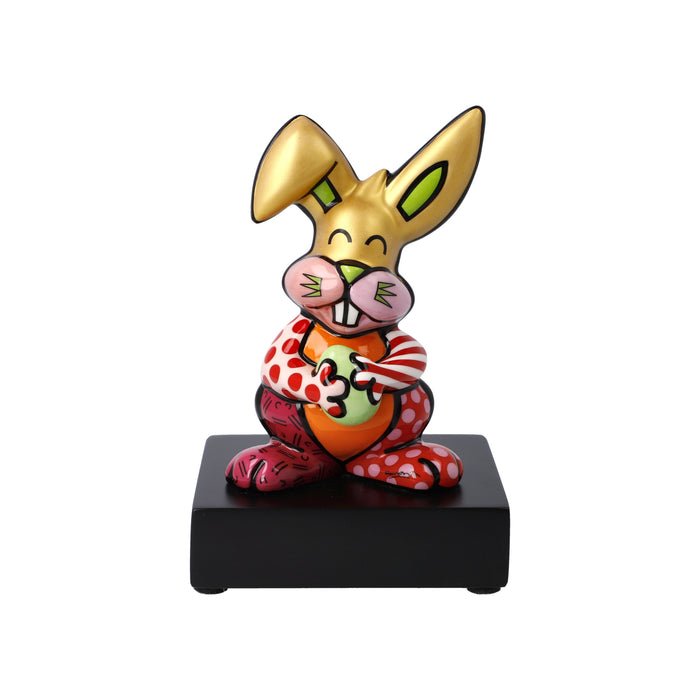 Goebel Romero Britto Orange Rabbit Figur