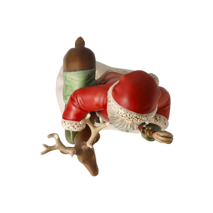 Goebel Santa und der König des Waldes Figur