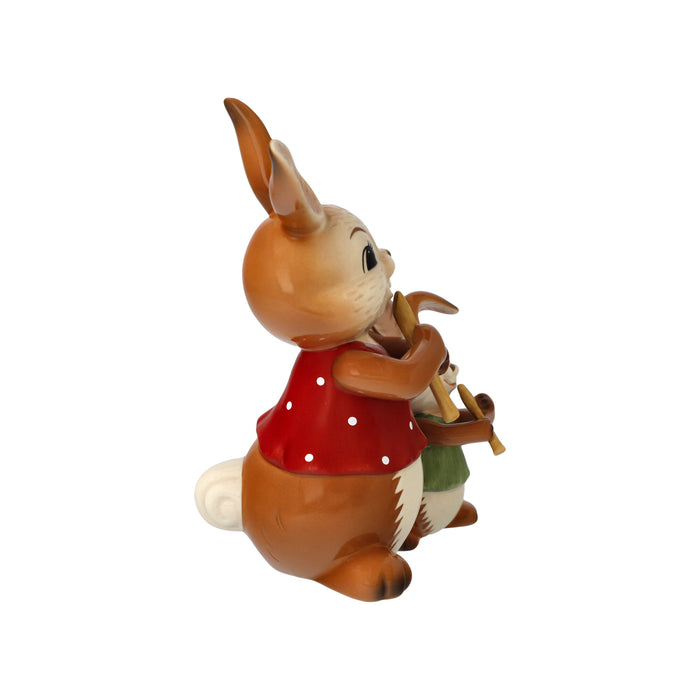 Goebel Osterhasen Hasen - Flötenduo - Figur