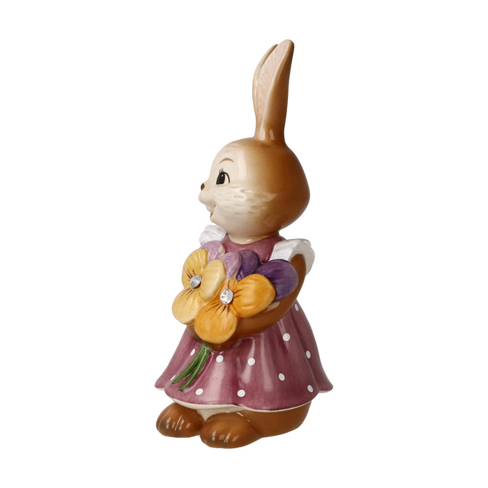 Goebel Hasenmädchen Blumen sind das Lächeln der Erde! Figur