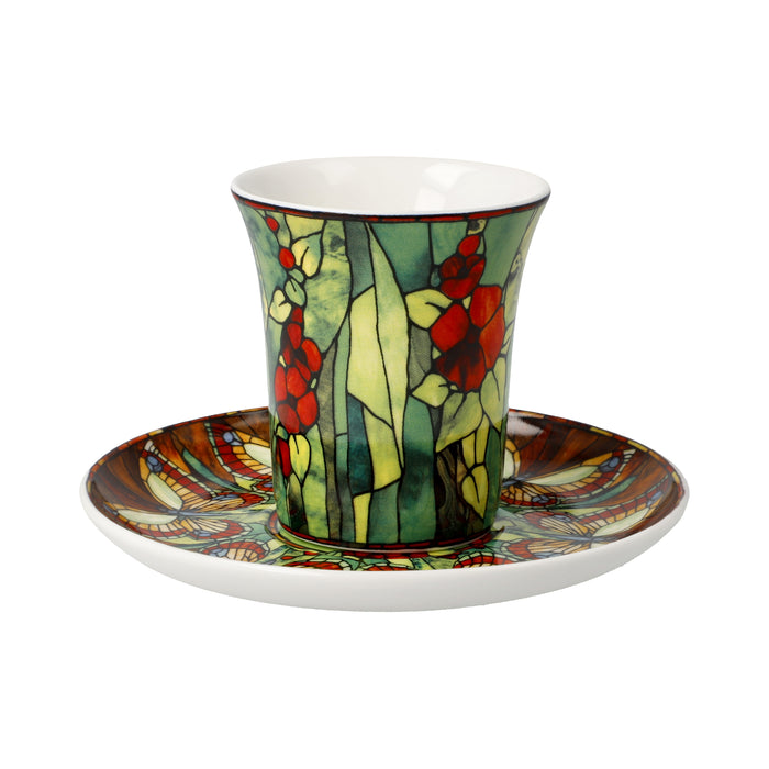 Goebel Louis Comfort Tiffany Tiffany -Schmetterlinge - Espressotasse