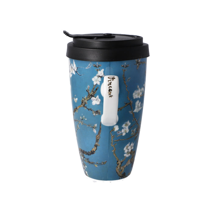 Goebel Vincent van Gogh Mandelbaum blau Künstlertasse mit Deckel