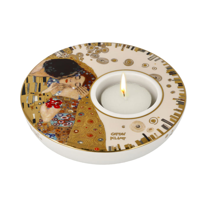Goebel Gustav Klimt  Der Kuss Kerzenhalter