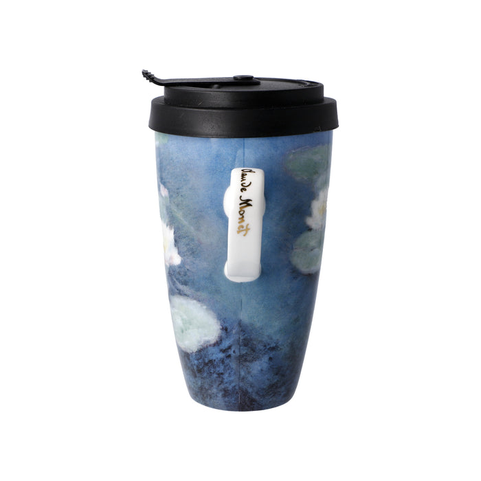 Goebel Monet - Seerosen am Abend Künstlertasse mit Deckel