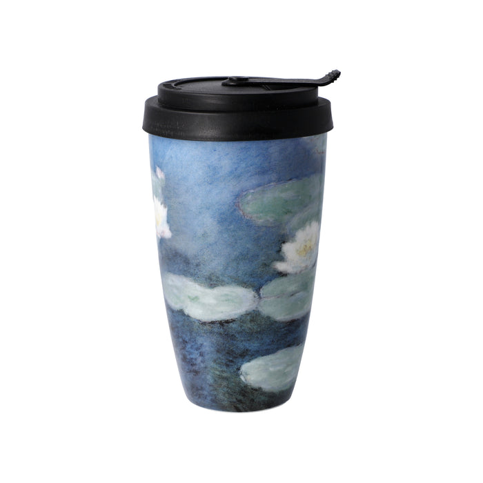 Goebel Monet - Seerosen am Abend Künstlertasse mit Deckel