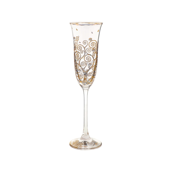 Goebel Gustav Klimt Der lebensbaum Sektglas