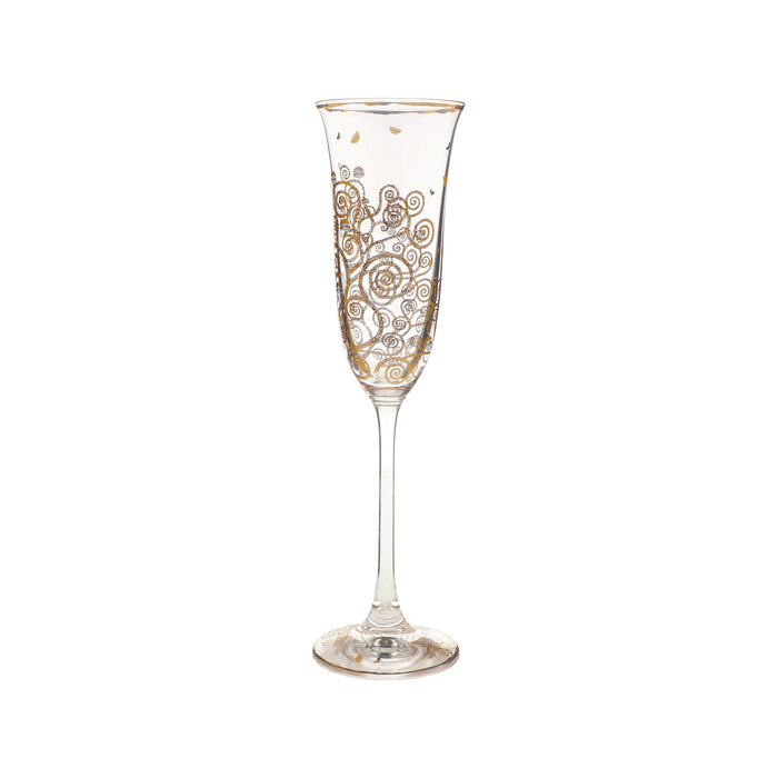 Goebel Gustav Klimt Der lebensbaum Sektglas