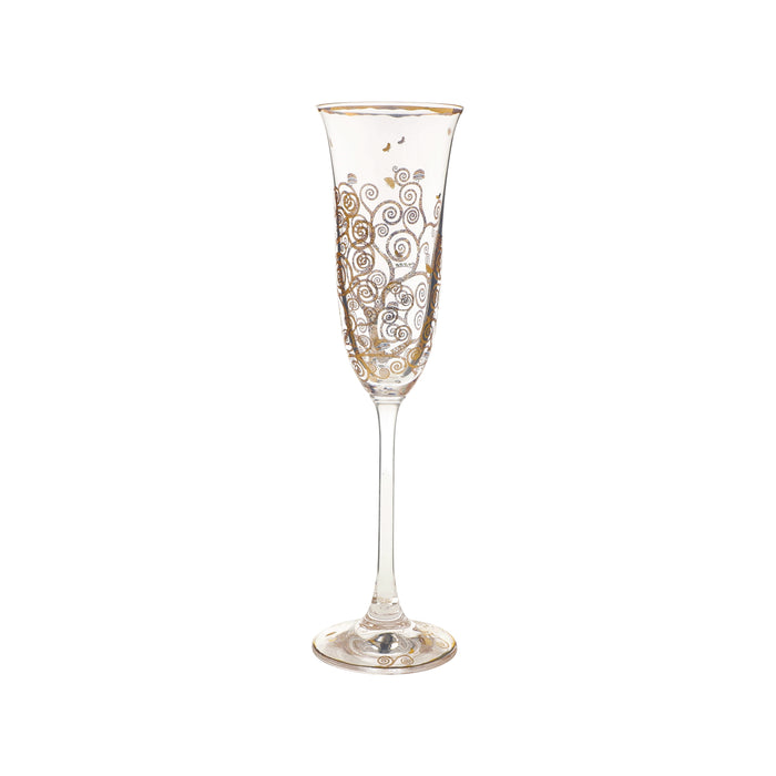 Goebel Gustav Klimt Der lebensbaum Sektglas