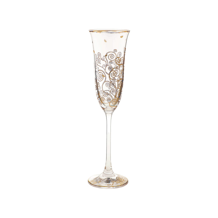 Goebel Gustav Klimt Der lebensbaum Sektglas