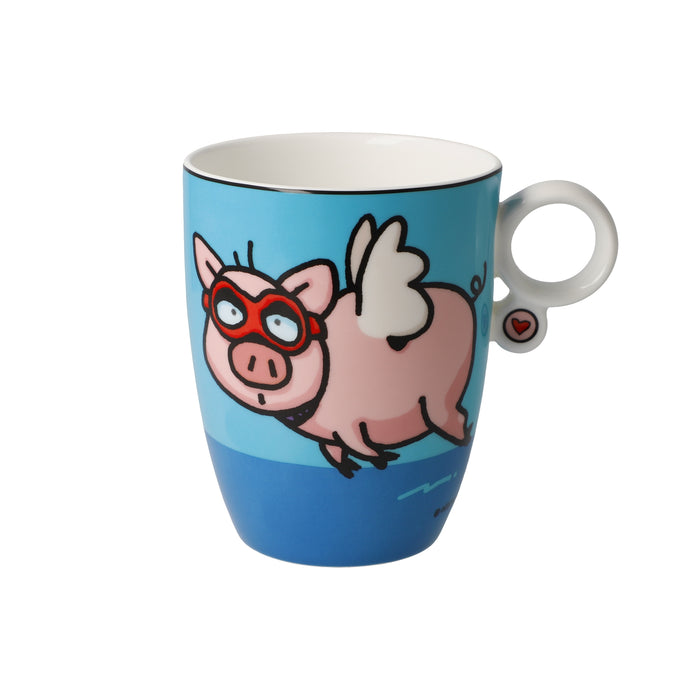 Goebel Ed Eck- When Pigs Fly Künstlertasse
