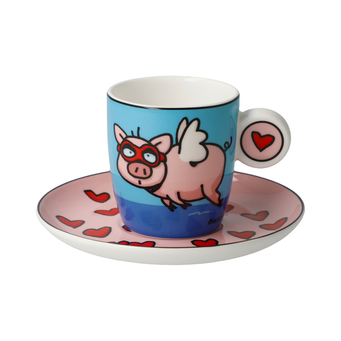 Goebel Ed Eck- When Pigs Fly Espressotasse