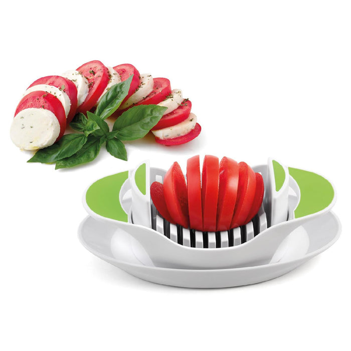Weis Tomaten-/Mozzarellaschneider weiß/grün