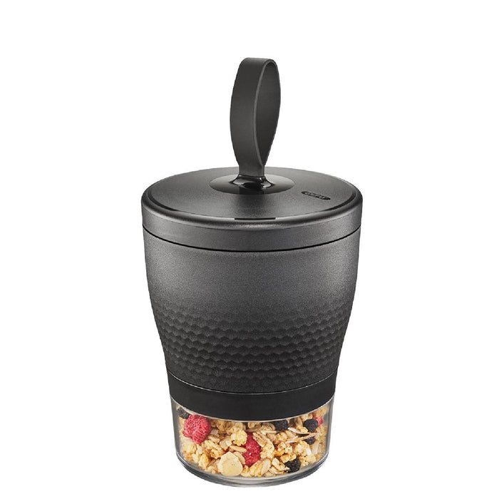 GEFU Snack Box FOODIE, 570 ml und 185 ml, schwarz