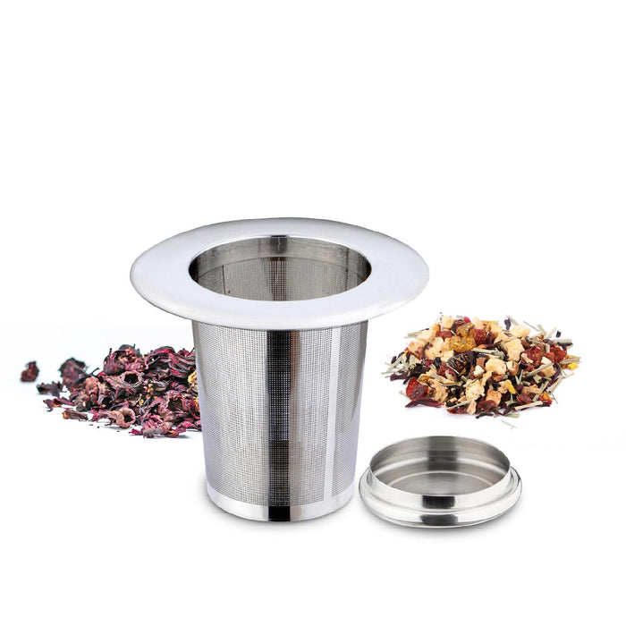Weis Teefilter aus Edelstahl mit breitem Aufsetzrand