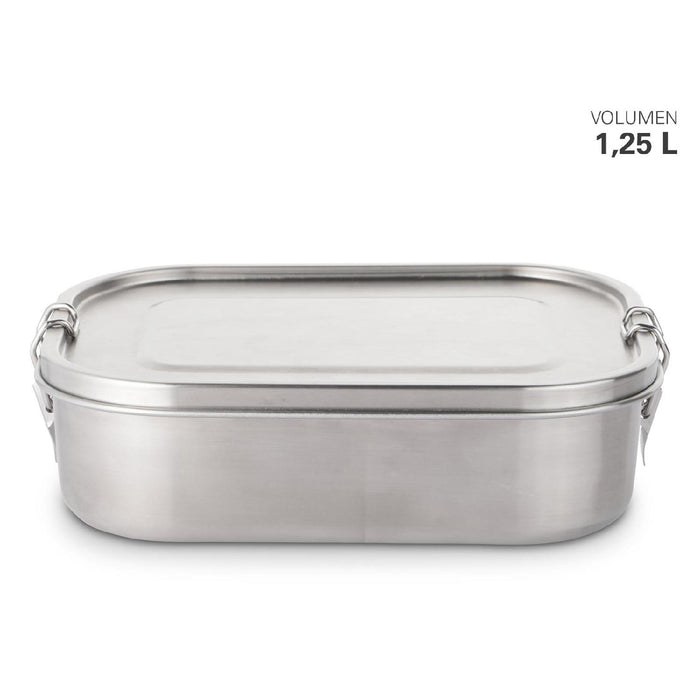 Weis Vesperdose aus Edelstahl mit Dichtung und Teiler 1,25 L