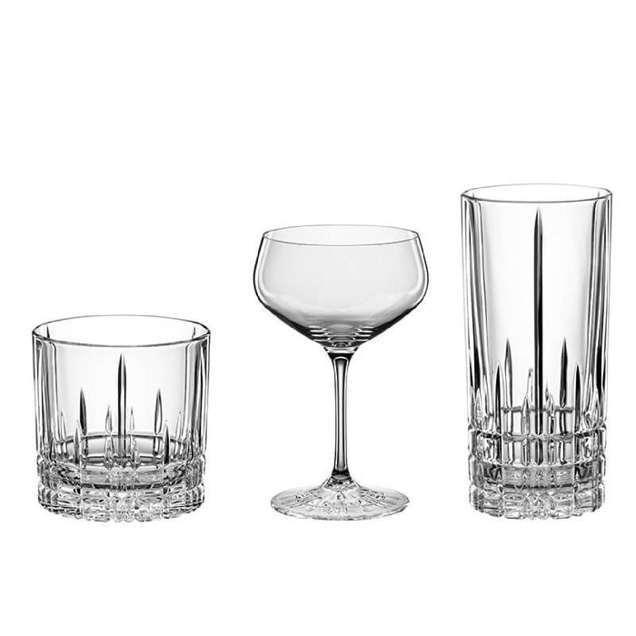 Spiegelau Perfect Serve Collection Cocktail Masterclass Set, 1 SOF, 1 Coupette, 1 Longdrinkglas, 3er-Set