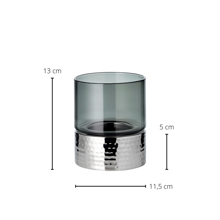 EDZARD Leuchter Cosmo H 13 cm / Ø 11,5 cm