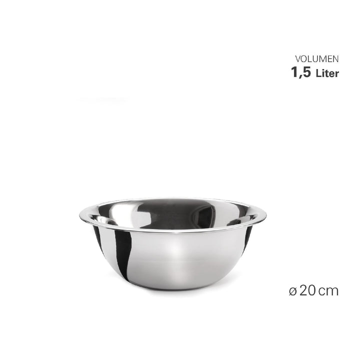 Weis Schüssel "Gastro" aus Edelstahl Ø 20 cm