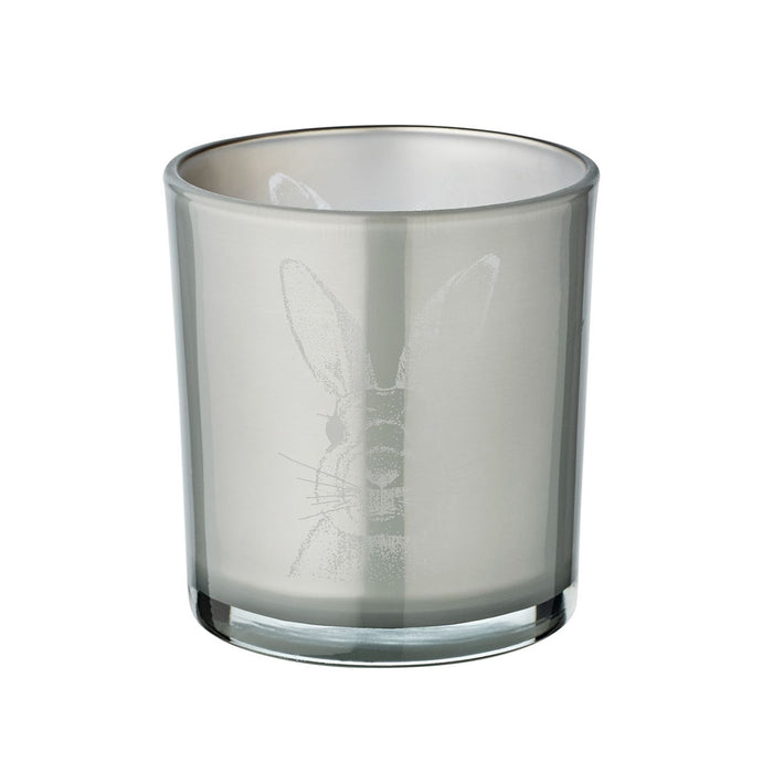 EDZARD Teelicht 2er Set Hase H 8 cm
