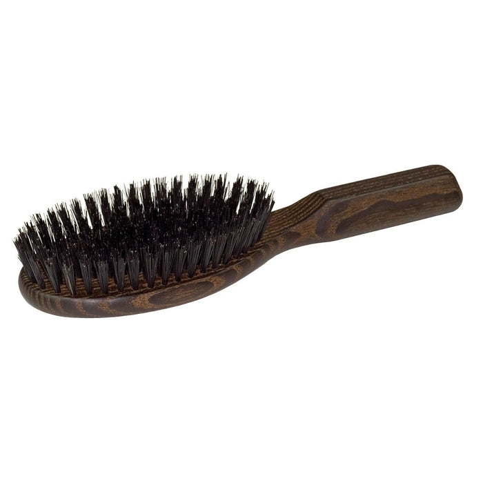 Ideenmanufaktur Haarbürste Wildschweinborsten oval 9 Reihen