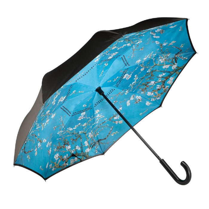 Goebel Vincent van Gogh - Mandelbaum blau Upside-Down Schirm