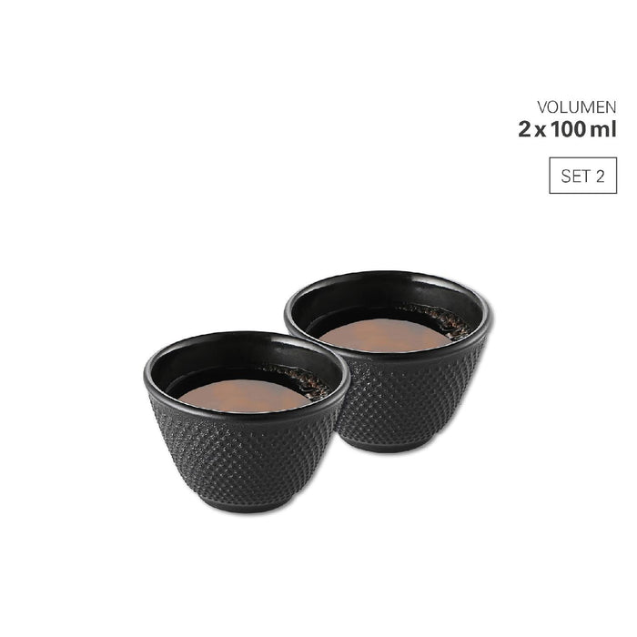 Weis Becher Set aus Gusseisen 2x 100 ml