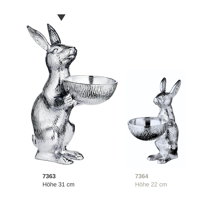 EDZARD Hase mit Schale Bert H 31 cm