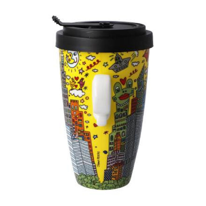 Goebel James Rizzi  - "My New York City Sunset" - Mug To Go