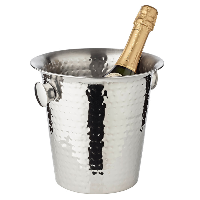 EDZARD Champagner Kühler Joey außen gehämmert Ø 21 cm