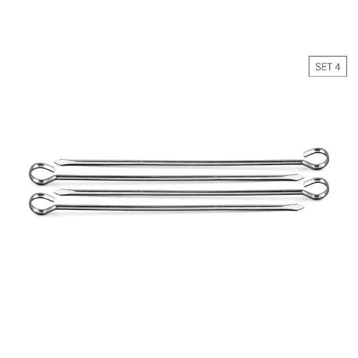 Weis Schaschlikspiesse breit 26 cm - Set 4