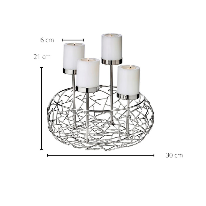EDZARD Adventskranz Milano Up Ø 30 cm
