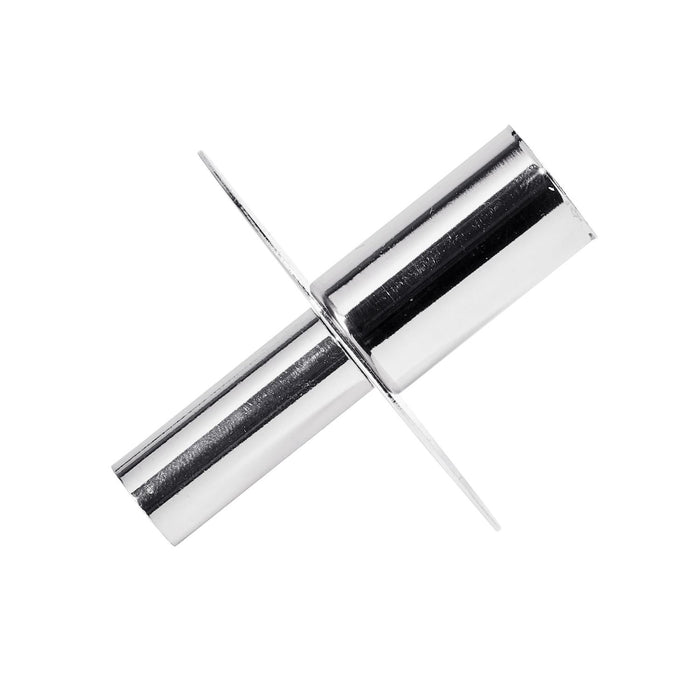 EDZARD Flaschenaufsatz Silber Weinkerze H 8 cm