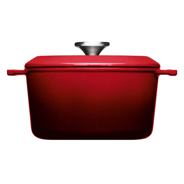 Woll, Iron, Topf mit Deckel, Chili Red Ø 24 cm, 11 cm hoch, 4,2 Liter