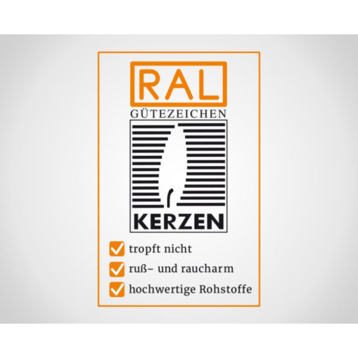 EDZARD 8 Maxiteelichter Natural, Raps, eco-friendly