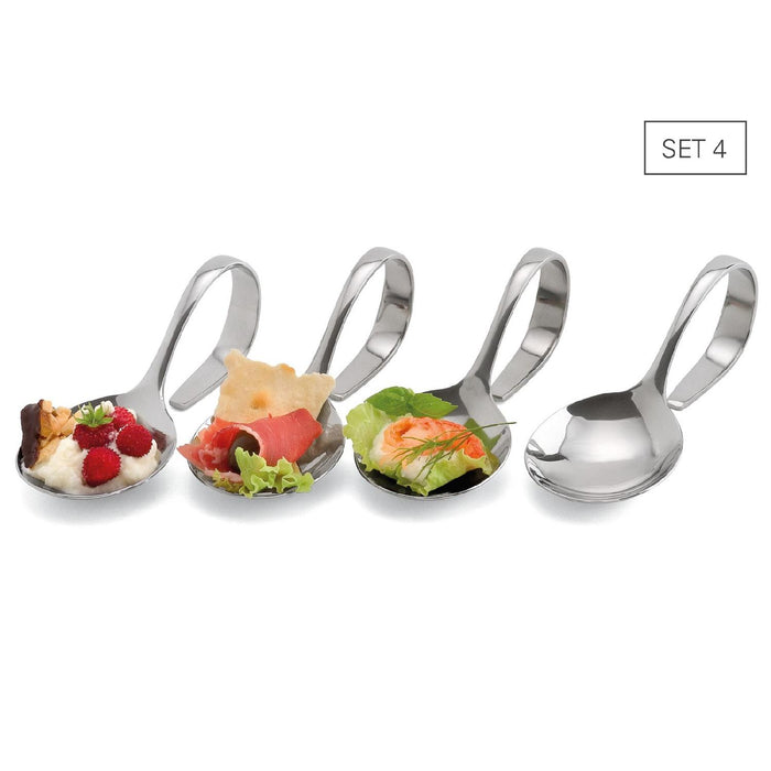 Weis Gourmetlöffel aus Edelstahl Set 4