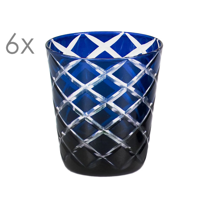 EDZARD Becher Dio blau 6er Satz H 10 cm